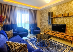 اطلالة مباشرة على البحر - شقة غرفتين وصالة مفروشة - في محمودلار / الانيا 