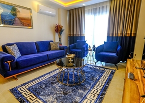 اطلالة مباشرة على البحر - شقة غرفتين وصالة مفروشة - في محمودلار / الانيا 