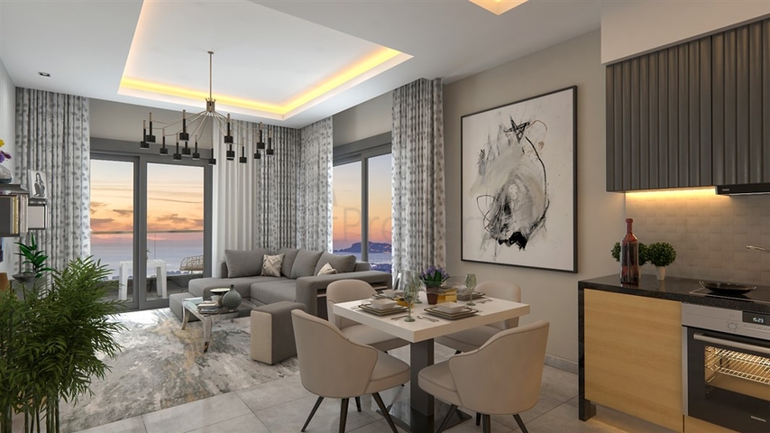 اطلالة بحر - شقق فاخرة بالتقسيط في كارجيجاك / الانيا 