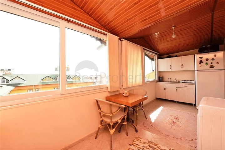 اطلالة بحر - فيلا 4 غرف وصالة مفروشة - ضمن مجمع - في ديمرتاش / الانيا 