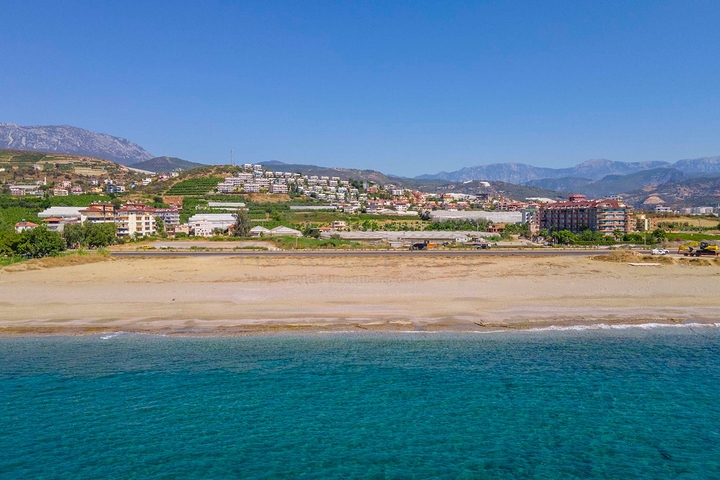 اطلالة بحر - فيلا 4 غرف وصالة مفروشة - ضمن مجمع - في ديمرتاش / الانيا 