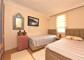 اطلالة بحر - فيلا 4 غرف وصالة مفروشة - ضمن مجمع - في ديمرتاش / الانيا 