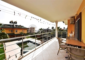 اطلالة بحر - فيلا 4 غرف وصالة مفروشة - ضمن مجمع - في ديمرتاش / الانيا 