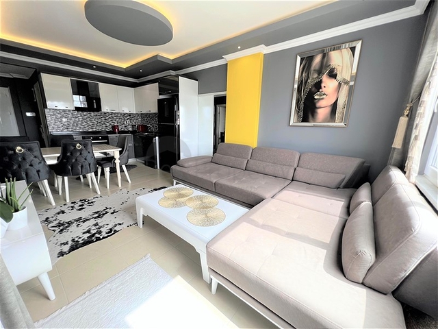 اطلالة بحر - شقة غرفة وصالة مفروشة - في محمودلار / الانيا 