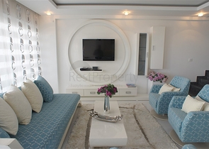 اطلالة بحر - دوبلكس غرفتين وصالة ضمن مجمع سكني في كاستل / الانيا 