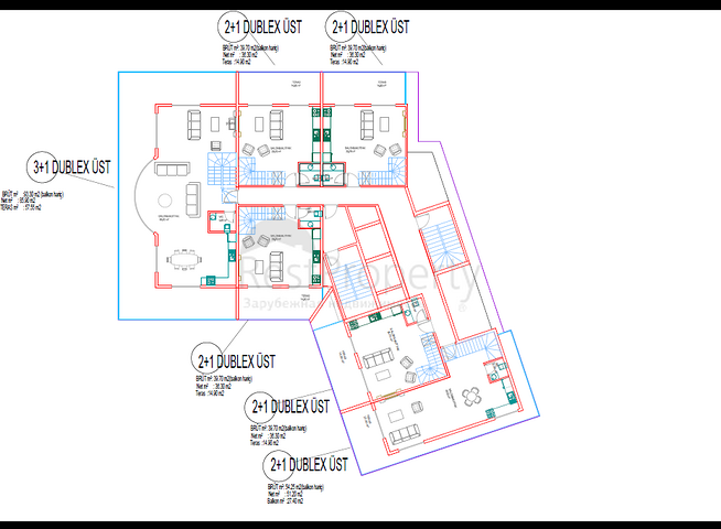 شقق بالاقساط ضمن مجمع فاخر - قيد الانشاء - في محمودلار / الانيا 