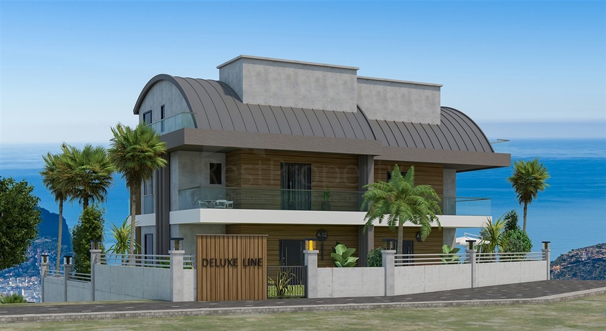 اطلالة بحر وقلعة - فلل فاخرة في مركز الانيا 