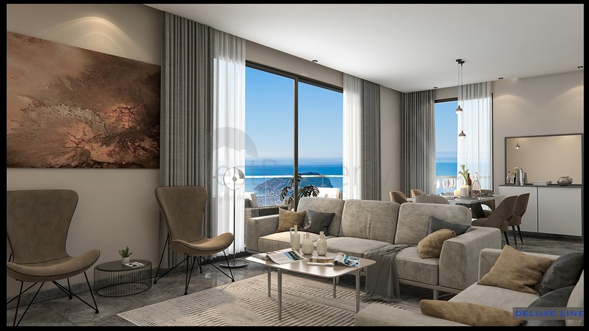 اطلالة بحر وقلعة - فلل فاخرة في مركز الانيا 