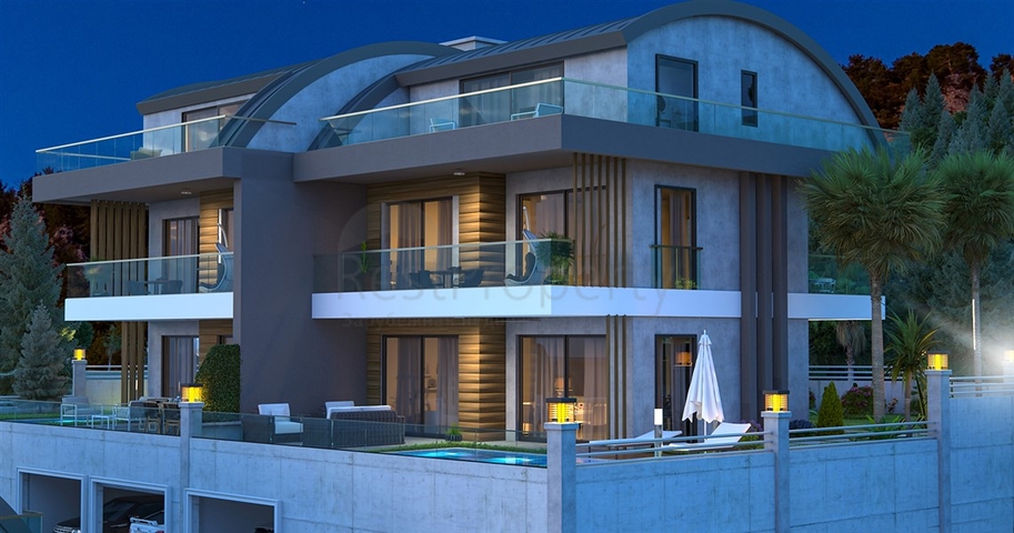 اطلالة بحر وقلعة - فلل فاخرة في مركز الانيا 