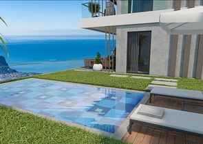 اطلالة بحر وقلعة - فلل فاخرة في مركز الانيا 