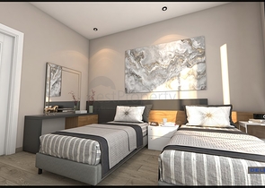 اطلالة بحر وقلعة - فلل فاخرة في مركز الانيا 