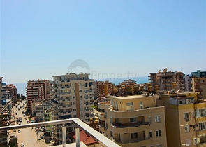 دوبلكس اطلالة بحر - 3 غرف وصالة مفروشة -في محمودلار / الانيا 