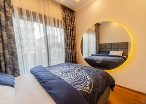 قريبة من البحر - شقة غرفة وصالة مفروشة - ضمن مجمع - في كاستل / الانيا 