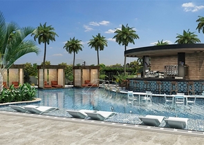 مجمع انيق - شقة غرفة وصالة - في اوبا / الانيا 