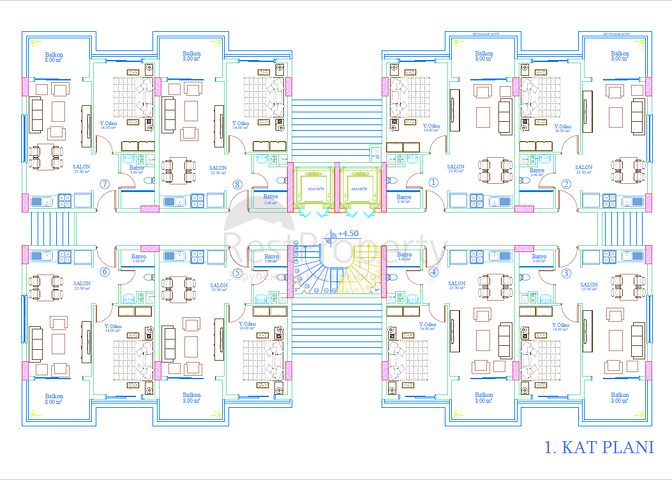 قريبة من البحر - شقق بالاقساط ضمن مجمع سكني قيد الانشاء - في اكورجلار / الانيا 