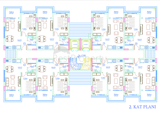 قريبة من البحر - شقق بالاقساط ضمن مجمع سكني قيد الانشاء - في اكورجلار / الانيا 