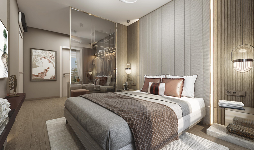 مشروع يتضمن تراسات خاصة مع حديقة