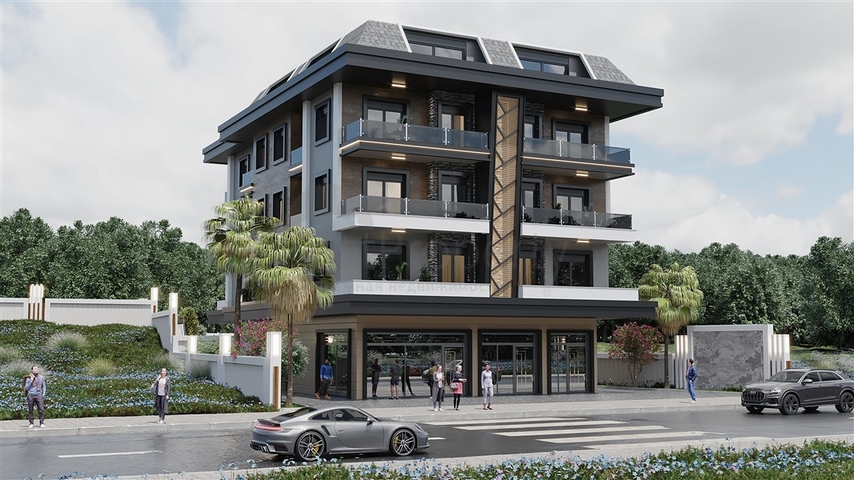 شقق للبيع بالاقساط - ضمن مجمع فاخر قيد الانشاء في كاستل /  الانيا 