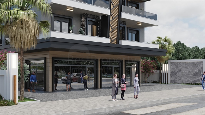 شقق للبيع بالاقساط - ضمن مجمع فاخر قيد الانشاء في كاستل /  الانيا 