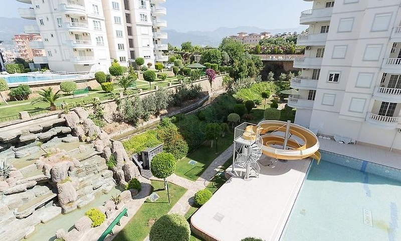 شقة غرفتين وصالة - ضمن مجمع سكني - في منطقة توسمور / الانيا 