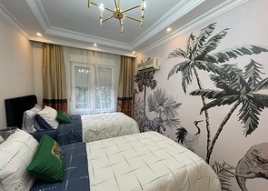 شقة غرفتين وصالة - ضمن مجمع سكني - في منطقة توسمور / الانيا 