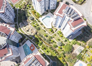 شقة غرفتين وصالة - ضمن مجمع سكني - في منطقة توسمور / الانيا 