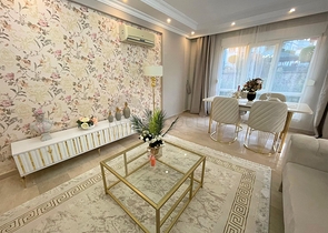 شقة غرفتين وصالة - ضمن مجمع سكني - في منطقة توسمور / الانيا 