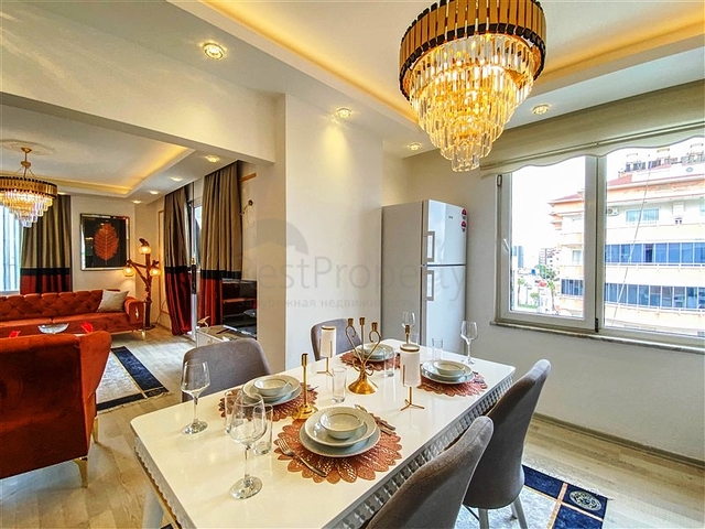 تراس مميز - شقة 3 غرف وصالة مفروشة - في توسمور / الانيا 