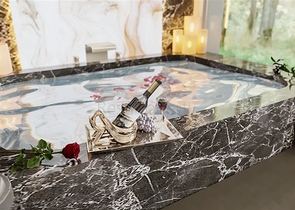 اطلالة بحر مباشرة - شقة فاخرة 1+1 - ضمن مجمع 5 نجوم - في محمودلار / الانيا 