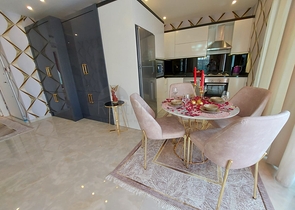 اطلالة بحر - شقة غرفة وصالة  -مجمع سكني حديث - في كارجيجاك / الانيا 