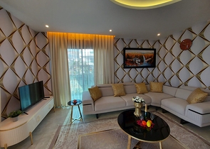 اطلالة بحر - شقة غرفة وصالة  -مجمع سكني حديث - في كارجيجاك / الانيا 