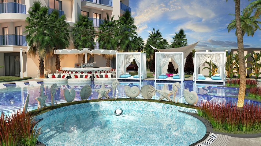 مجمع فاخر في مركز الانيا - شقة غرفة وصالة - الانيا 