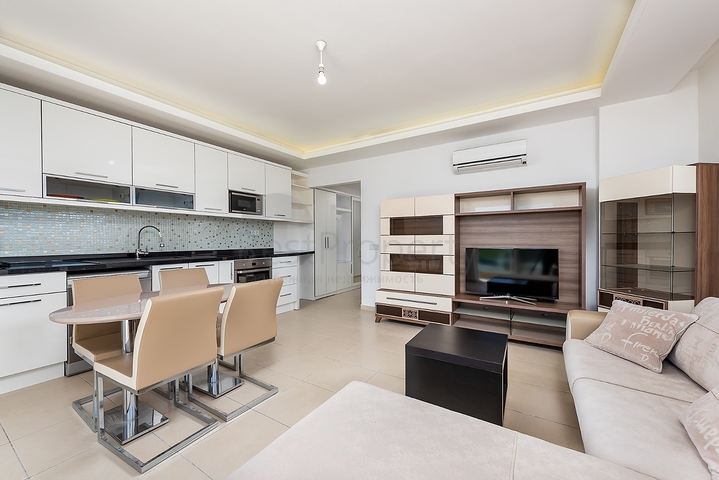 شقة 1+1 في مجمع به بنية تحتية على شكل فندق