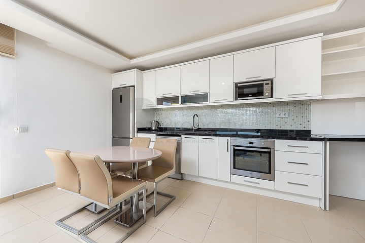 شقة 1+1 في مجمع به بنية تحتية على شكل فندق