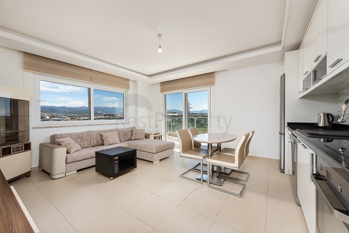 شقة 1+1 في مجمع به بنية تحتية على شكل فندق