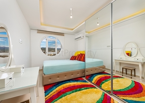 شقة 1+1 في مجمع به بنية تحتية على شكل فندق