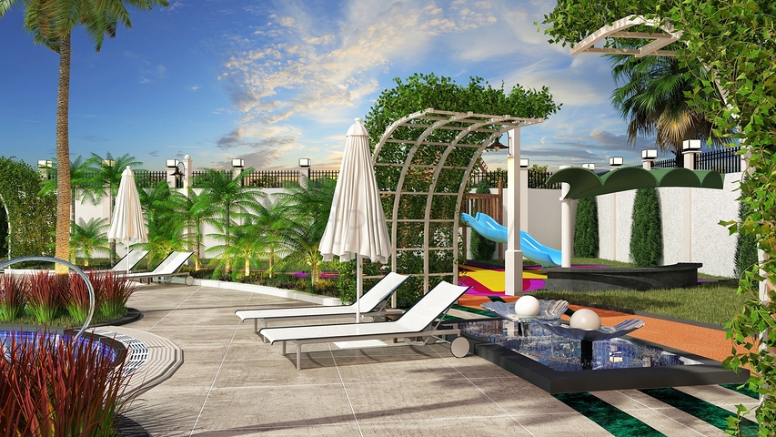 مجمع فاخر في مركز المدينة - شقة غرفة وصالة - الانيا 