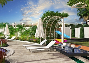 مجمع فاخر في مركز المدينة - شقة غرفة وصالة - الانيا 