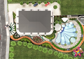 مجمع فاخر في مركز المدينة - شقة غرفة وصالة - الانيا 