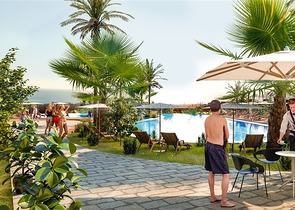 ضمن مجمع يضم كافة الخدمات - شقة غرفة وصالة - في محمودلار / الانيا 