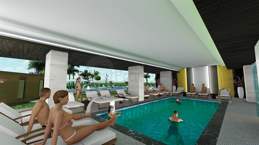 شقة غرفة وصالة للبيع - ضمن مجمع 5  نجوم - في محمودلار / الانيا 