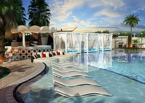 مجمع بخدمات فاخرة في مركز المدينة - شقة غرفتين وصالة - الانيا 