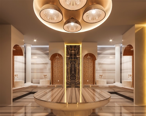 اطلالة مباشرة على البحر - شقة غرفة وصالة - ضمن مجمع 5 نجوم - في محمودلار / الانيا 