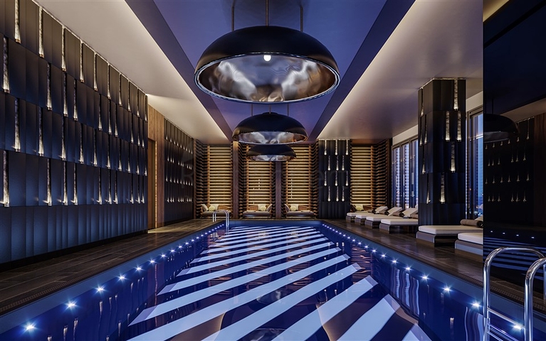 اطلالة مباشرة على البحر - شقة غرفة وصالة - ضمن مجمع 5 نجوم - في محمودلار / الانيا 