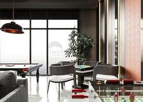 اطلالة مباشرة على البحر - شقة غرفة وصالة - ضمن مجمع 5 نجوم - في محمودلار / الانيا 