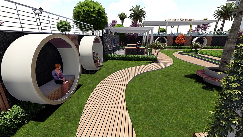 مجمع فاخر - شقة غرفة وصالة - في محمودلار / الانيا 