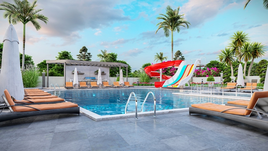 مجمع جديد في محمودلار ، على بعد 400 متر من البحر