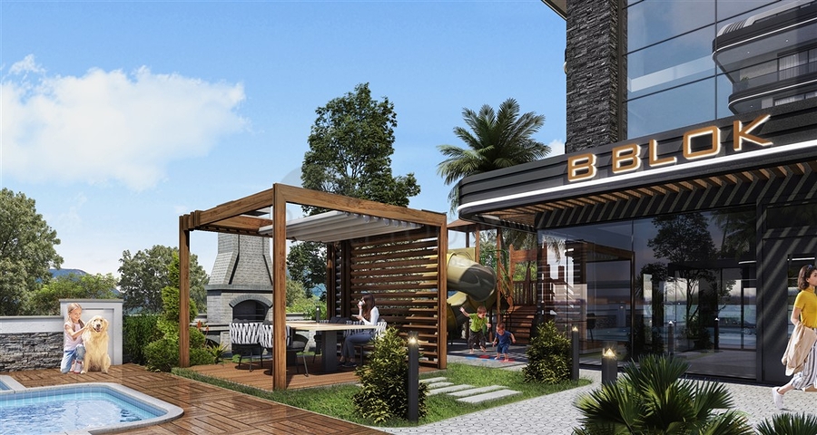 مجمع قيد الإنشاء في منطقة أوبا