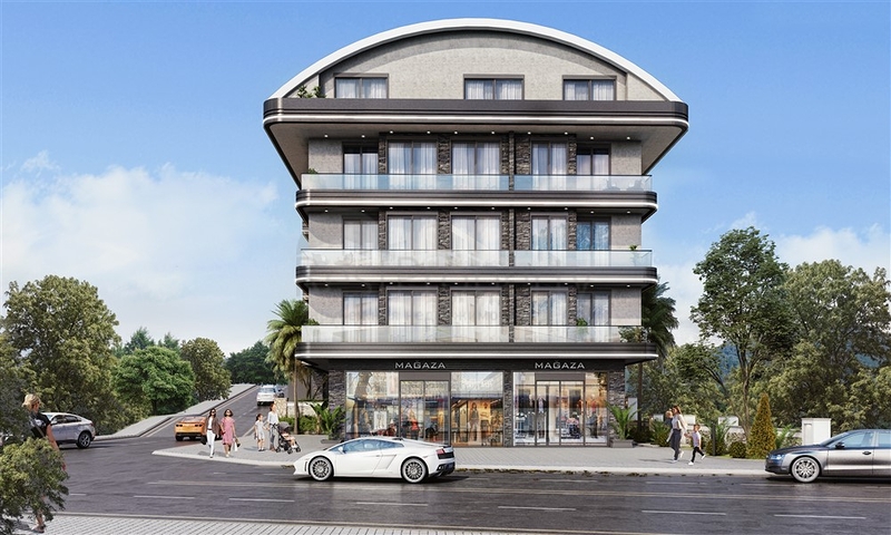 مجمع قيد الإنشاء في منطقة أوبا