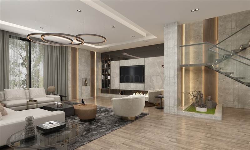 مشروع فيلا فاخرة 5 + 1 في وسط ألانيا مع مناظر بانورامية خلابة